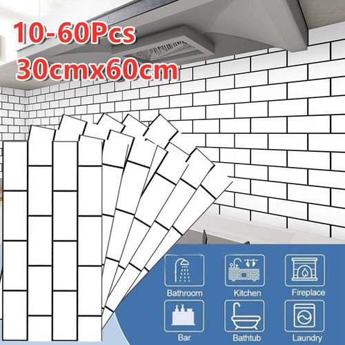 60pack white tiles wall - tiles,