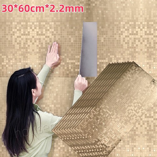 10x champagne mosaic - champagne, wall