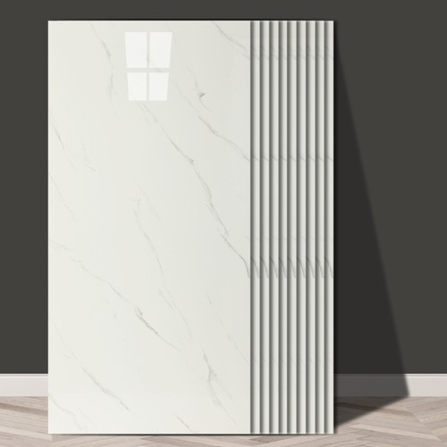 10pc pvc white marble tiles - 10pc,