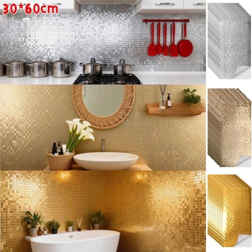 100x pvc metallic mosaic - pvc,