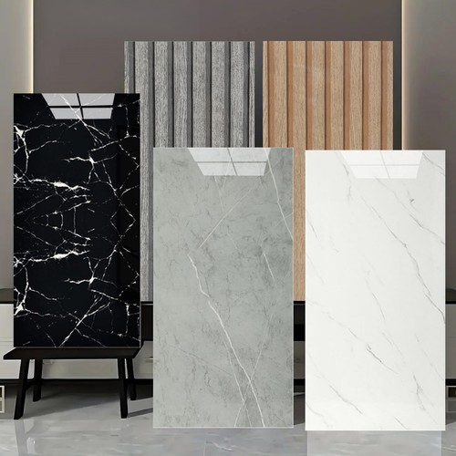 60x pvc marble tiles wall - pvc,
