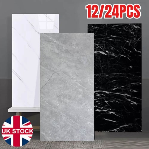 24x pvc marble tiles - marble, wall